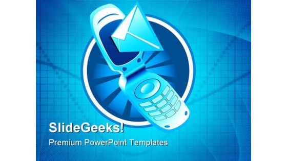 Mobile Phone Technology PowerPoint Themes And PowerPoint Slides 0811