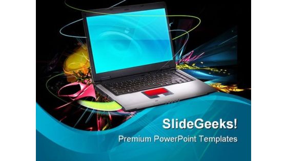 Modern And Stylish Notebook Computer PowerPoint Themes And PowerPoint Slides 0411 Modern And Stylish Notebook Computer PowerPoint Themes And PowerPoint Slides 0411