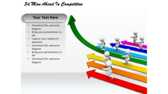Modern Marketing Concepts 3d Man Ahead Competition Adaptable Business Modern Marketing Concepts 3d Man Ahead Competition Adaptable Business