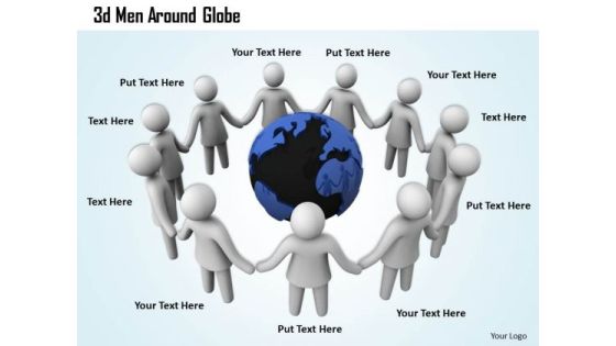 Modern Marketing Concepts 3d Men Around Globe Business Modern Marketing Concepts 3d Men Around Globe Business