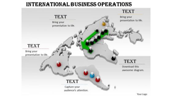 Modern Marketing Concepts International Business Operations Icons Modern Marketing Concepts International Business Operations Icons