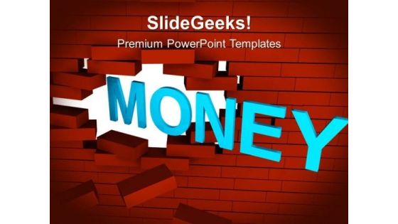 Money Coming Out Finance PowerPoint Templates And PowerPoint Themes 0512
