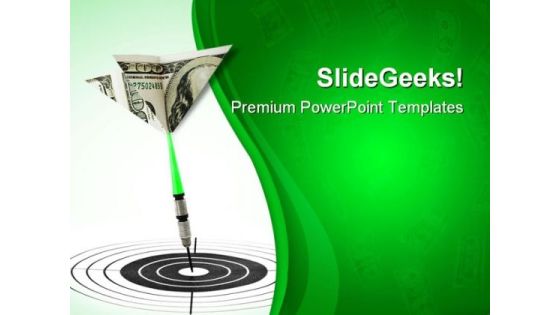 Money Darts And Target Business PowerPoint Templates And PowerPoint Backgrounds 0711