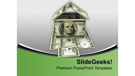 Money House Financial Investment PowerPoint Templates Ppt Backgrounds For Slides 0513 Money House Financial Investment PowerPoint Templates Ppt Backgrounds For Slides 0513
