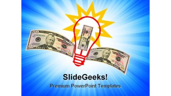 Money Making Idea Finance PowerPoint Themes And PowerPoint Slides 0211