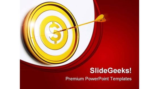 Money Target Business PowerPoint Themes And PowerPoint Slides 0711 Money Target Business PowerPoint Themes And PowerPoint Slides 0711