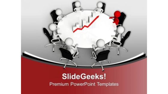 Monthly Business Review Meetings With Team PowerPoint Templates Ppt Backgrounds For Slides 0613