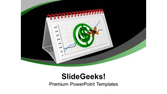 Monthly Dollar Target Acheivment Report PowerPoint Templates Ppt Backgrounds For Slides 0313