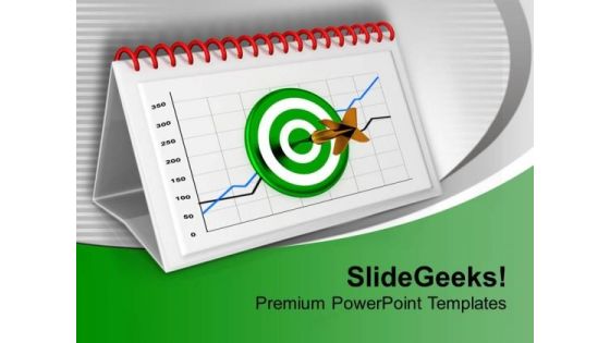 Monthly Target Report Chart For Business PowerPoint Templates Ppt Backgrounds For Slides 0313