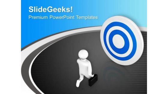 Move To Achieve Target PowerPoint Templates Ppt Backgrounds For Slides 0713