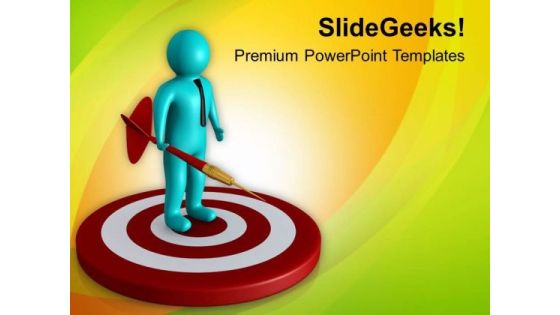 Move Towards Achieving Target PowerPoint Templates Ppt Backgrounds For Slides 0713
