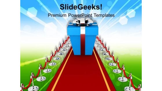 Move Towards The Gift For Good Work PowerPoint Templates Ppt Backgrounds For Slides 0613 Move Towards The Gift For Good Work PowerPoint Templates Ppt Backgrounds For Slides 0613