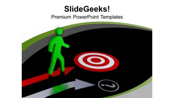 Move Towards The Target Of Business PowerPoint Templates Ppt Backgrounds For Slides 0713 Move Towards The Target Of Business PowerPoint Templates Ppt Backgrounds For Slides 0713