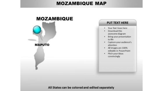 Mozambiqe Country PowerPoint Maps