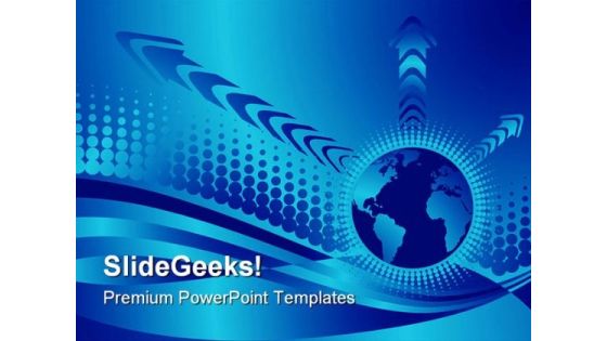 Multicolor Globe Abstract PowerPoint Templates And PowerPoint Backgrounds 0811