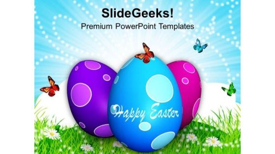 Multicolored Easter Eggs With Surprise PowerPoint Templates Ppt Backgrounds For Slides 0313 Multicolored Easter Eggs With Surprise PowerPoint Templates Ppt Backgrounds For Slides 0313