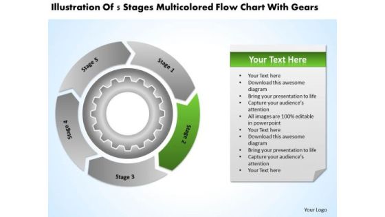 Multicolored Flow Chart With Gears Business Plan Template PowerPoint Slides Multicolored Flow Chart With Gears Business Plan Template PowerPoint Slides