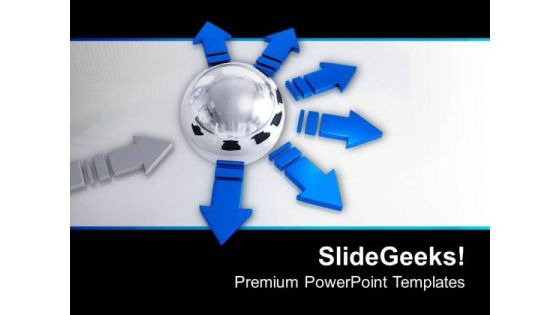 Multiple Directional Distribution In Business PowerPoint Templates Ppt Backgrounds For Slides 0613 Multiple Directional Distribution In Business PowerPoint Templates Ppt Backgrounds For Slides 0613