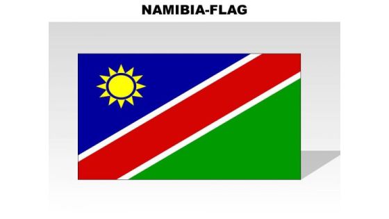 Namibia Country PowerPoint Flags