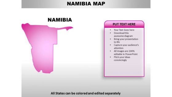 Namibia PowerPoint Maps Namibia PowerPoint Maps