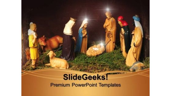 Nativity Scene Christian PowerPoint Templates And PowerPoint Themes 0712 Nativity Scene Christian PowerPoint Templates And PowerPoint Themes 0712