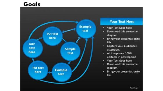 Network Path Diagram To Goals PowerPoint Templates Ppt Slides Network Path Diagram To Goals PowerPoint Templates Ppt Slides