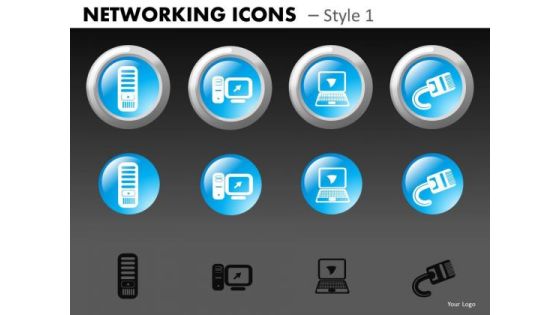 Networking Icons Style 1 Ppt 2 Networking Icons Style 1 Ppt 2