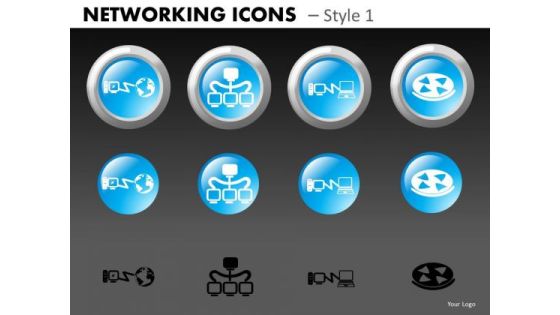 Networking Icons Style 1 Ppt 4 Networking Icons Style 1 Ppt 4