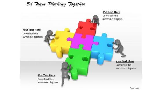 New Business Strategy 3d Team Working Together Basic Concepts New Business Strategy 3d Team Working Together Basic Concepts