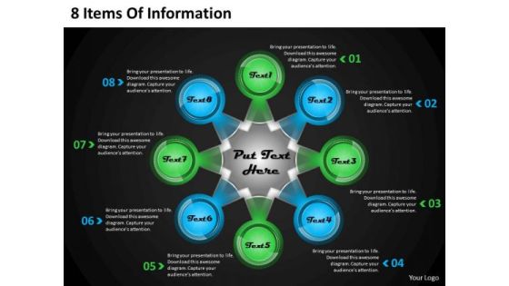 New Business Strategy 8 Items Of Information Strategic Plan Template Ppt Slide