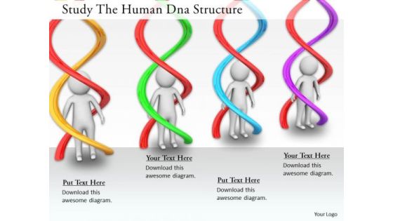 New Business Strategy Study The Human Dna Structure Concept