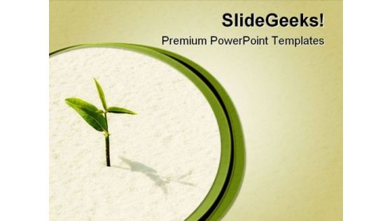 New Life Concept Nature PowerPoint Themes And PowerPoint Slides 0811