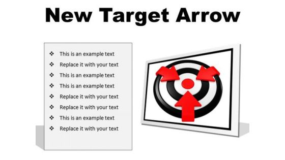 New Target Arrow Business PowerPoint Presentation Slides F New Target Arrow Business PowerPoint Presentation Slides F