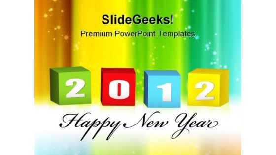 New Year Blocks Shapes PowerPoint Templates And PowerPoint Backgrounds 1011 New Year Blocks Shapes PowerPoint Templates And PowerPoint Backgrounds 1011