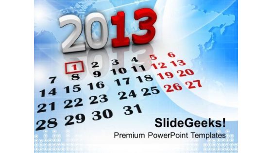 New Year Calendar Holidays PowerPoint Templates Ppt Background For Slides 1112 New Year Calendar Holidays PowerPoint Templates Ppt Background For Slides 1112