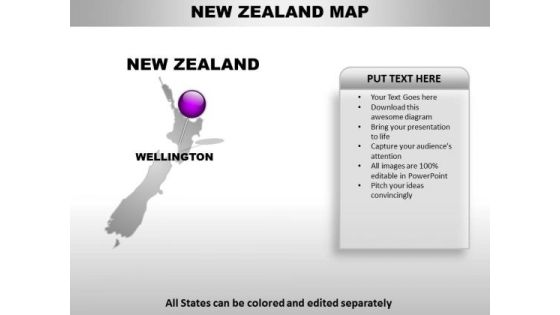New Zealand Country PowerPoint Maps