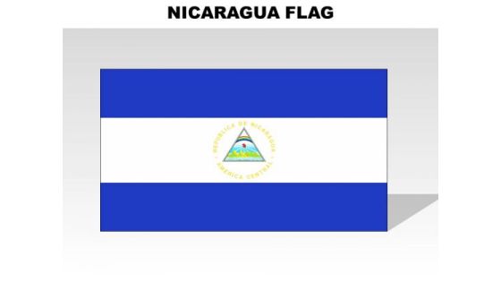 Nicaragua Country PowerPoint Flags