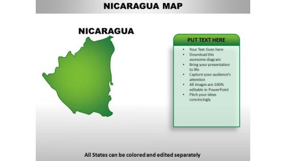 Nicaragua PowerPoint Maps Nicaragua PowerPoint Maps