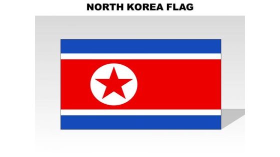 North Korea Country PowerPoint Flags