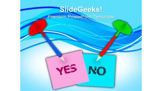 Note Papers Yes And No Dart Questions PowerPoint Templates And PowerPoint Themes 1012 Note Papers Yes And No Dart Questions PowerPoint Templates And PowerPoint Themes 1012