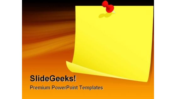 Notice Paper Business PowerPoint Backgrounds And Templates 1210 Notice Paper Business PowerPoint Backgrounds And Templates 1210