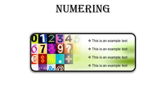 Numbering Education PowerPoint Presentation Slides R Numbering Education PowerPoint Presentation Slides R