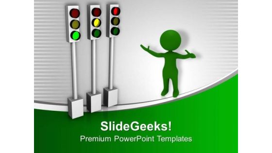 Obey The Traffic Rules Good For Health PowerPoint Templates Ppt Backgrounds For Slides 0713 Obey The Traffic Rules Good For Health PowerPoint Templates Ppt Backgrounds For Slides 0713