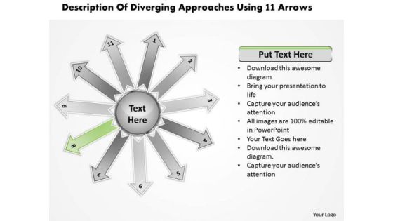 Of Diverging Approaches Using 11 Arrows Circular Flow Process Network PowerPoint Templates Of Diverging Approaches Using 11 Arrows Circular Flow Process Network PowerPoint Templates