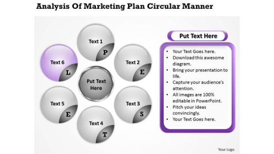 Of Marketing Plan Circular Manner Company Description Business PowerPoint Slides Of Marketing Plan Circular Manner Company Description Business PowerPoint Slides