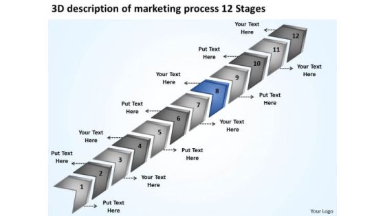 Of Marketing Process 12 Stages Non Profit Business Plan Template Free PowerPoint Slides