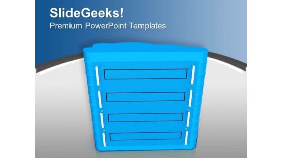 Office Almirah With Separate Drawers PowerPoint Templates Ppt Backgrounds For Slides 0713