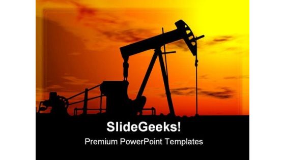 Oil Pump Machine Industrial PowerPoint Templates And PowerPoint Backgrounds 0611 Oil Pump Machine Industrial PowerPoint Templates And PowerPoint Backgrounds 0611