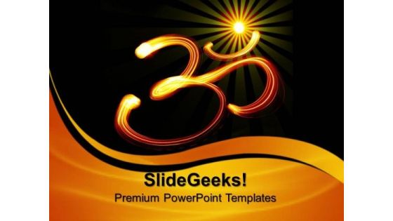 Om Syllable Symbol PowerPoint Templates And PowerPoint Themes 0712 Om Syllable Symbol PowerPoint Templates And PowerPoint Themes 0712