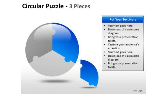 One Third Pie Chart PowerPoint Slides And Ppt Templates One Third Pie Chart PowerPoint Slides And Ppt Templates